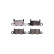 BRAKE PAD SET, DISC BRAKE 8DB 355 039-821 Hella