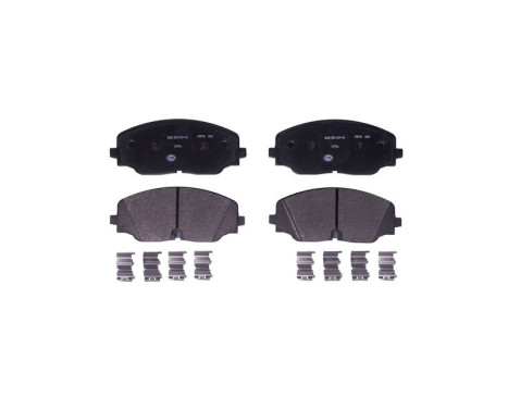 Brake pad set, disc brake 8DB 355 039-941 Hella