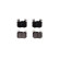 BRAKE PAD SET, DISC BRAKE 8DB 355 039-981 Hella