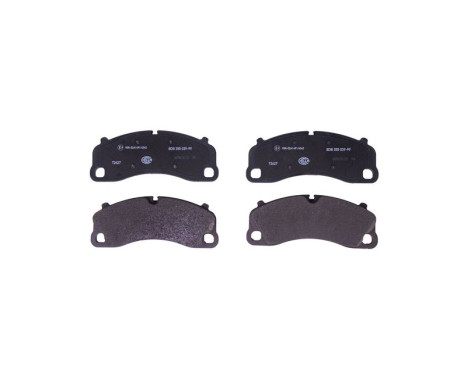 Brake pad set, disc brake 8DB 355 039-991 Hella