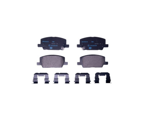 Brake pad set, disc brake 8DB 355 040-001 Hella