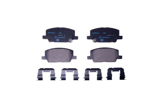 Brake pad set, disc brake 8DB 355 040-001 Hella
