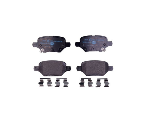 BRAKE PAD SET, DISC BRAKE 8DB 355 040-181 Hella