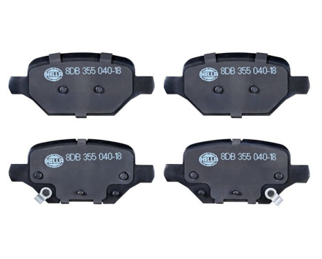 BRAKE PAD SET, DISC BRAKE 8DB 355 040-181 Hella, Image 3