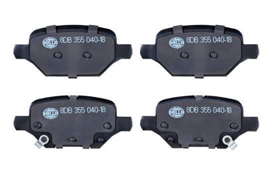 BRAKE PAD SET, DISC BRAKE 8DB 355 040-181 Hella, Image 3