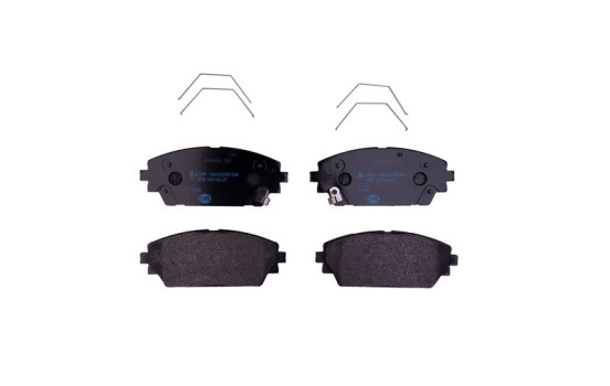 Brake pad set, disc brake 8DB 355 040-271 Hella