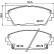 Brake pad set, disc brake 8DB 355 040-271 Hella, Thumbnail 4