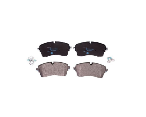 Brake pad set, disc brake 8DB 355 040-361 Hella
