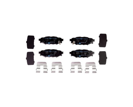 Brake pad set, disc brake 8DB 355 040-391 Hella