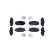 Brake pad set, disc brake 8DB 355 040-421 Hella, Thumbnail 2
