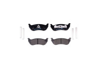 BRAKE PAD SET, DISC BRAKE 8DB 355 040-451 Hella