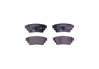 Brake pad set, disc brake 8DB 355 040-501 Hella