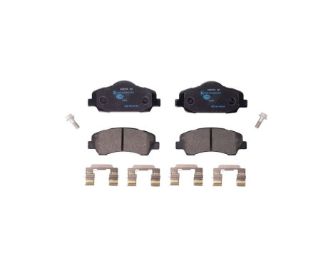 Brake pad set, disc brake 8DB 355 040-561 Hella