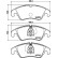 Brake pad set, disc brake 8DB 355 040-621 Hella, Thumbnail 4