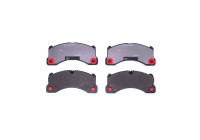 Brake pad set, disc brake 8DB 355 040-631 Hella