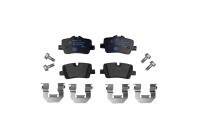 Brake pad set, disc brake 8DB 355 040-681 Hella