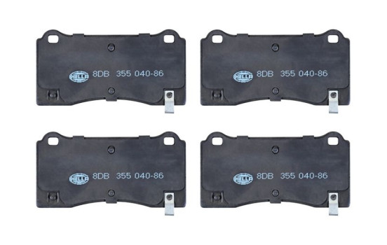 BRAKE PAD SET, DISC BRAKE 8DB 355 040-861 Hella, Image 4