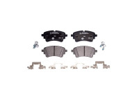 BRAKE PAD SET, DISC BRAKE 8DB 355 040-941 Hella