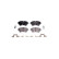 BRAKE PAD SET, DISC BRAKE 8DB 355 040-941 Hella
