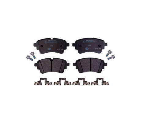 BRAKE PAD SET, DISC BRAKE 8DB 355 040-961 Hella