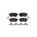 BRAKE PAD SET, DISC BRAKE 8DB 355 040-961 Hella