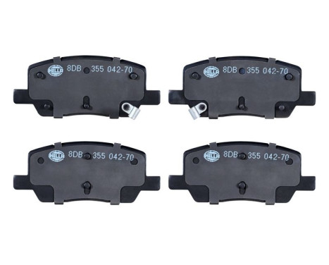 Brake pad set, disc brake 8DB 355 042-701 Hella, Image 3