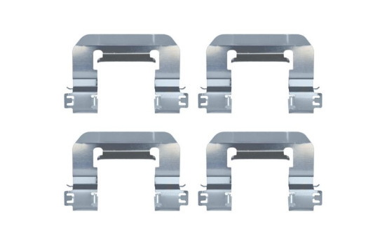 Brake pad set, disc brake 8DB 355 042-701 Hella, Image 4