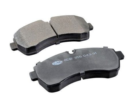 Brake pad set, disc brake 8DB 355 043-911 Hella, Image 2