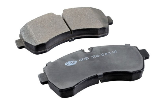 Brake pad set, disc brake 8DB 355 043-911 Hella, Image 2