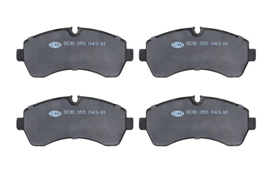 Brake pad set, disc brake 8DB 355 043-911 Hella, Image 3