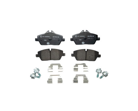 BRAKE PAD SET, DISC BRAKE 8DB 8DB 355 021-881 Hella