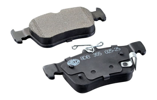 BRAKE PAD SET, DISC BRAKE 8DB 8DB 355 025-251 Hella, Image 2