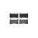 BRAKE PAD SET, DISC BRAKE 8DB 8DB 355 025-831 Hella