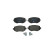 BRAKE PAD SET, DISC BRAKE 8DB 8DB 355 025-851 Hella