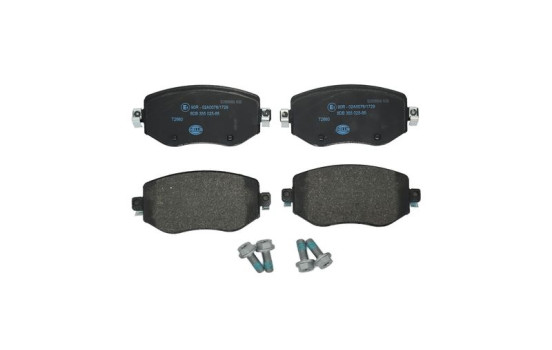 BRAKE PAD SET, DISC BRAKE 8DB 8DB 355 025-851 Hella