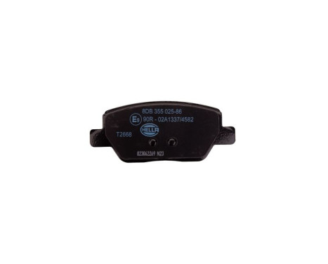 BRAKE PAD SET, DISC BRAKE 8DB 8DB 355 025-861 Hella, Image 2