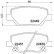 BRAKE PAD SET, DISC BRAKE 8DB 8DB 355 025-861 Hella, Thumbnail 4