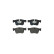 BRAKE PAD SET, DISC BRAKE 8DB 8DB 355 036-491 Hella