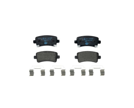 BRAKE PAD SET, DISC BRAKE 8DB 8DB 355 037-651 Hella