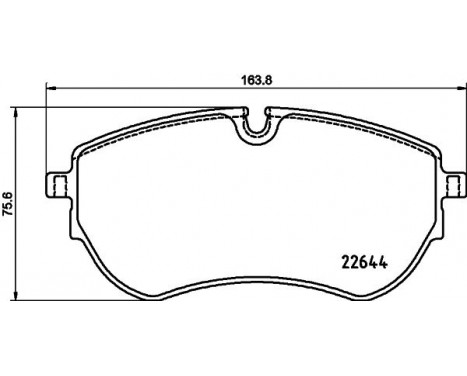 BRAKE PAD SET, DISC BRAKE 8DB 8DB 355 037-731 Hella