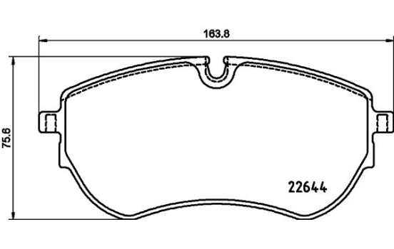 BRAKE PAD SET, DISC BRAKE 8DB 8DB 355 037-731 Hella