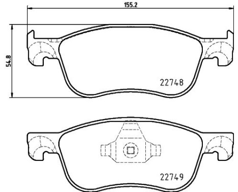 BRAKE PAD SET, DISC BRAKE 8DB 8DB 355 037-741 Hella, Image 4