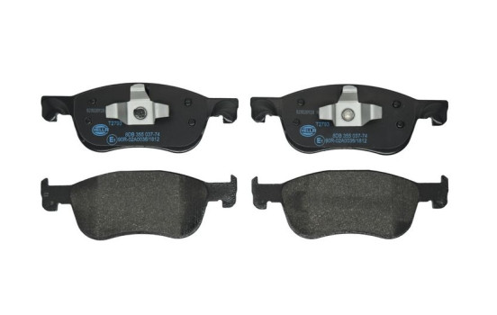 BRAKE PAD SET, DISC BRAKE 8DB 8DB 355 037-741 Hella, Image 2