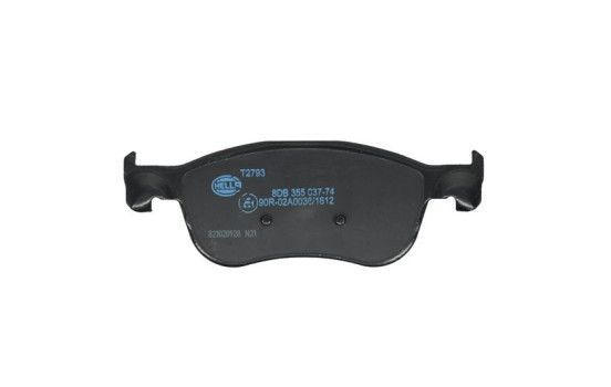 BRAKE PAD SET, DISC BRAKE 8DB 8DB 355 037-741 Hella, Image 3