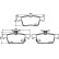 BRAKE PAD SET, DISC BRAKE 8DB 8DB 355 037-791 Hella, Thumbnail 4