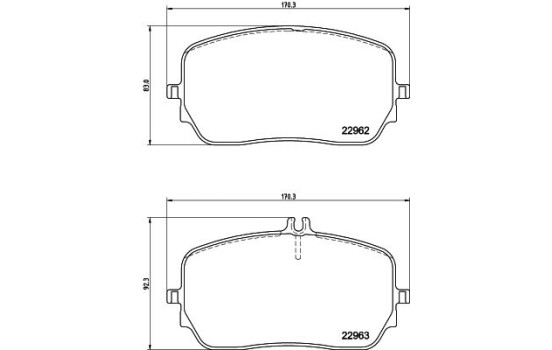 BRAKE PAD SET, DISC BRAKE 8DB 8DB 355 039-211 Hella, Image 4