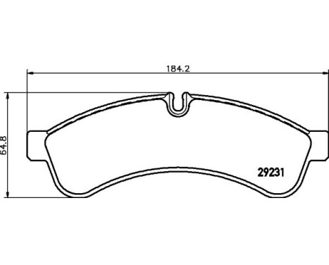 BRAKE PAD SET, DISC BRAKE 8DB 8DB 355 039-251 Hella, Image 4