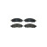 BRAKE PAD SET, DISC BRAKE 8DB 8DB 355 039-331 Hella