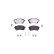 BRAKE PAD SET, DISC BRAKE 8DB 8DB 355 040-191 Hella
