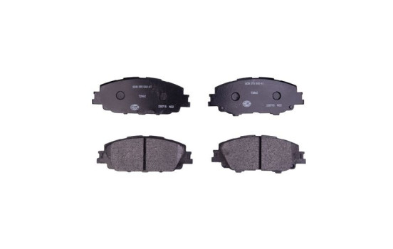 BRAKE PAD SET, DISC BRAKE 8DB 8DB 355 040-411 Hella